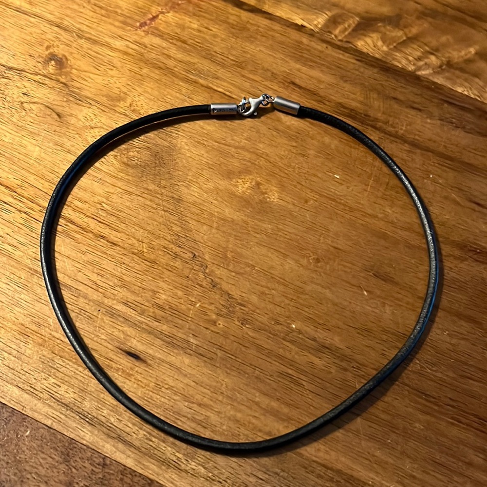 Silpada Leather Rope Necklace